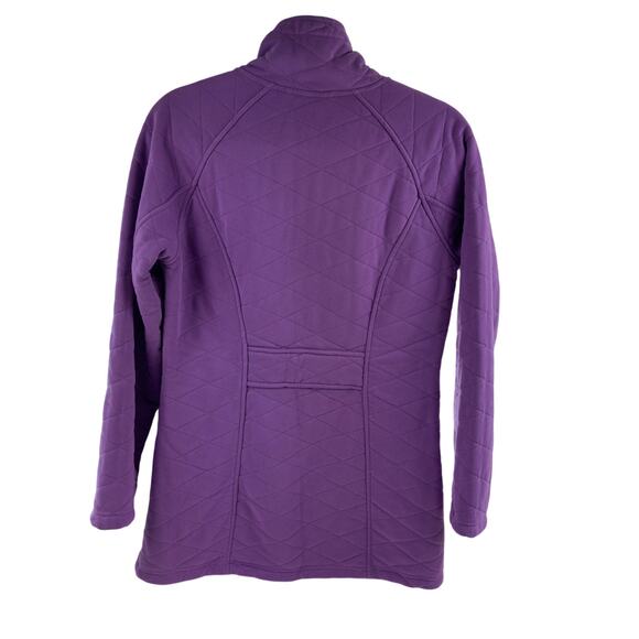 L.L. Bean Vintage Soft Warm Cozy Long Line Quilted Jacket Women's Size Small - Picture 6 of 9